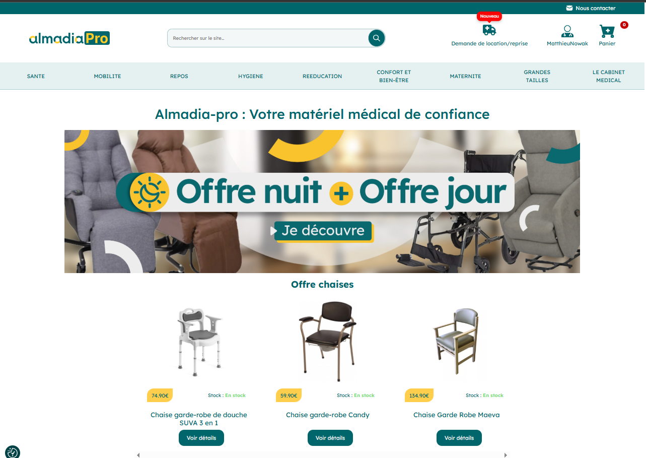 Interface Almadia Pro