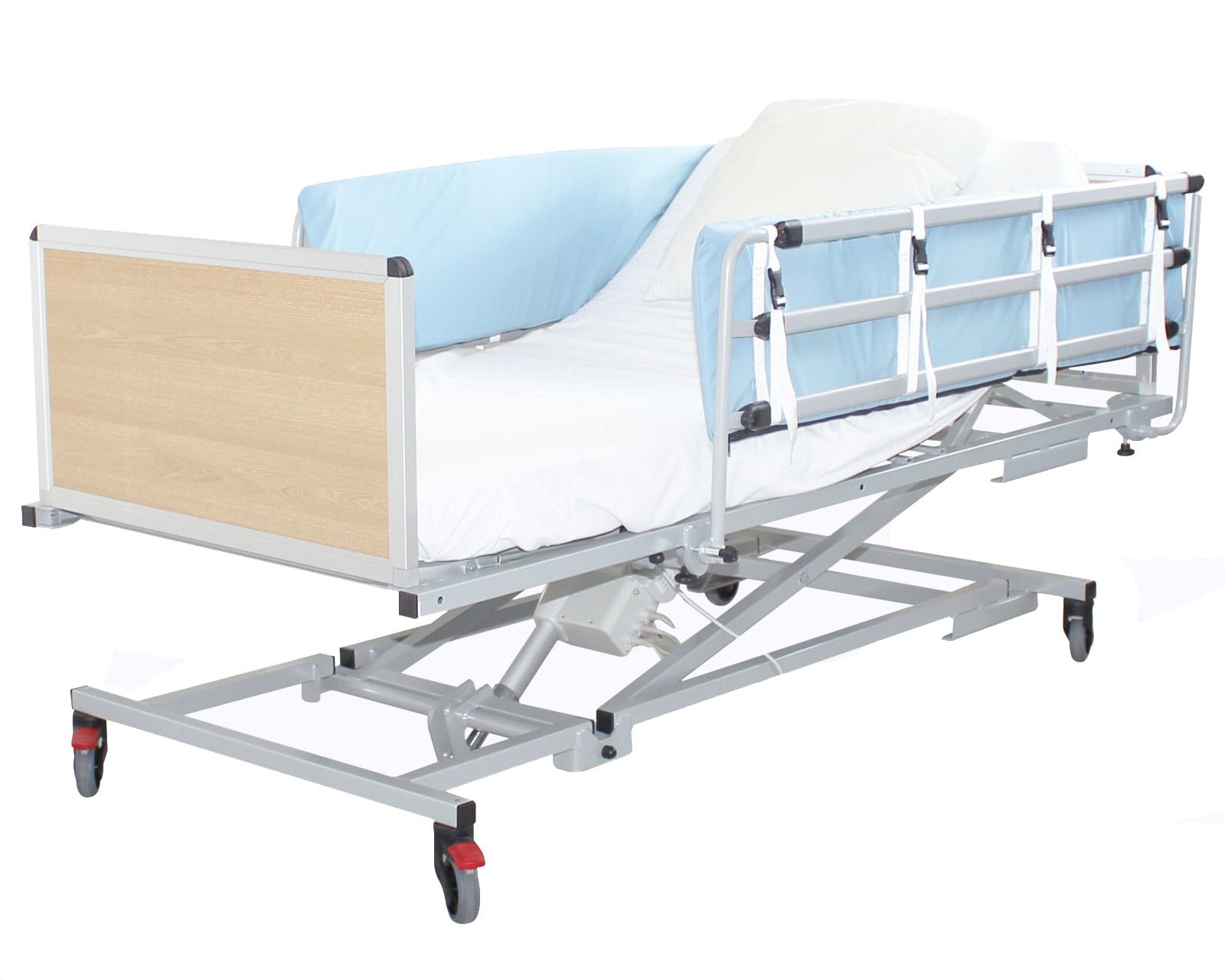 Rail latéral de protection de sécurité pour lit d'hôpital avec le