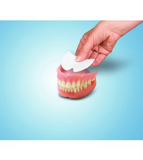 Le lot de 30 adhésifs à dentier mâchoire supérieure