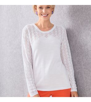 Le pull Pacita blanc