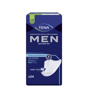 Les protections absorbantes homme Tena Men Active Fit Niveau 1