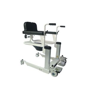 Le fauteuil électrique WC / douche et transfert Moovy