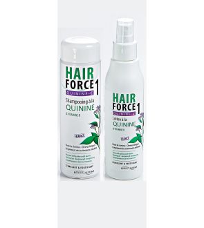 Le lot Shampoing + lotion à la quinine C "Hair Force 1"