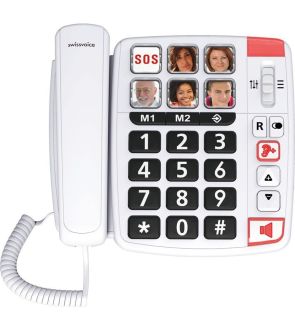 Téléphone grosses touches swissvoice