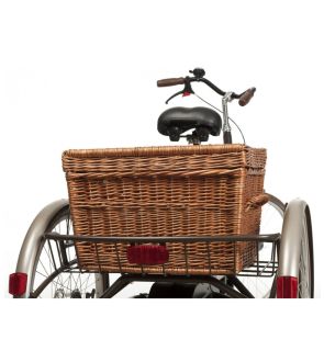 Panier vintage arrière pour tricycles