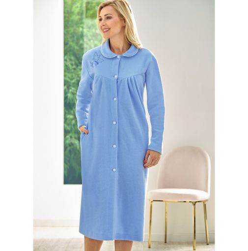 Robe de chambre bleu discount