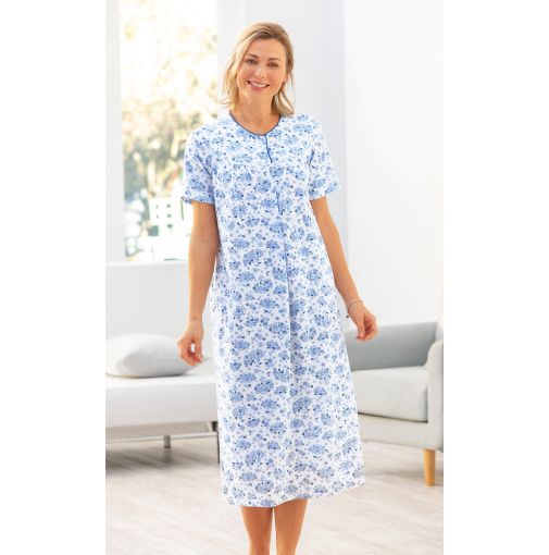 La chemise de nuit fleurie 100 coton