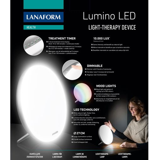 LANAFORM Lampe luminothérapie Lumino Led