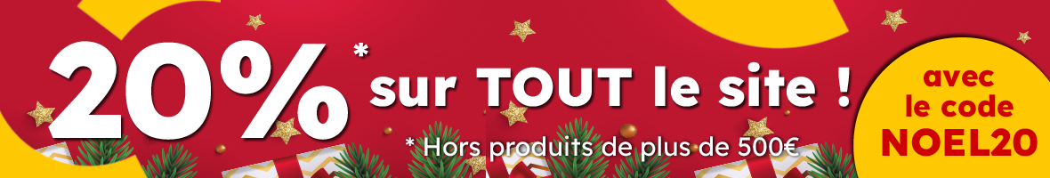 20% sur tout le site